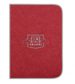 Блокнот А6S Red 95х138 мм., 40 листов кремовой бумаги 80 г/м2