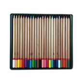 Набор профессиональных цветных карандашей "Мастер-Класс", 24 цвета, в  металлической упаковке