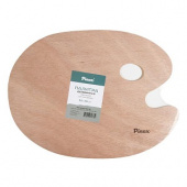 Палитра деревянная овальная, размер 30х40 см "Pinax"