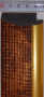 Багет пластиковый (1м. L-2,9м.) D-0-260 (50х19) Бронзовый с золотом L-2,9м "Китай"
