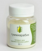 Гуммиарабик растертый "Минеральные пигменты" (банка 25 г)