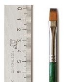 Кисть синтетика плоская (под колонок) руч.длин. №6 Кисть синтетика плоская (под колонок) руч.длин. №6