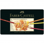 Набор цветных карандашей Faber-Castell профессионал. Polychromos 60цв., металл.кор. Набор цветных карандашей Faber-Castell профессионал. Polychromos 60цв., металл.кор.