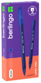 Ручка гелевая Berlingo "Apex Pro" синяя, 0,5мм, трехгранный корпус