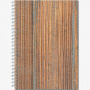 Блокнот 60л., А5, металлический гребень "WOOD", офсет 100г/м2, жесткая крышка
