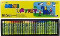 Набор пастели масляной круглой 25 цветов 8х59мм художественная Mungyo Mini картонная коробка