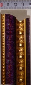 Багет пластиковый (1м. L-2,9) К. 214-303H золото L 2.9м "Ю.Корея"