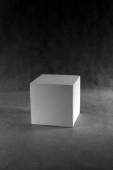 Гипсовая фигура куб малый, h=15см
