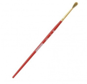 Кисть синтетика круглая, ручка короткая № 3 "Бегемот" 