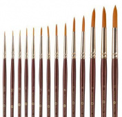 Кисть синтетика круглая, ручка короткая №12 "Decola" ширина 7мм Кисть синтетика круглая, ручка короткая №12 "Decola" ширина 7мм