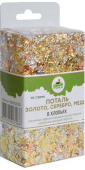Поталь в хлопьях, золото/серебро/медь, вес 2 гр