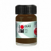 Краска для витража "Glas" Marabu 15мл. Какао