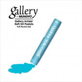 Пастель масляная мягкая круглая 10х70мм профессиональная Mungyo № 223 Бирюзово-синий