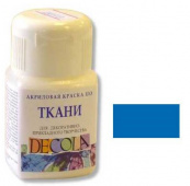 Акрил по ткани Синяя светлая DECOLA, 50мл.