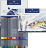 Набор акварельных карандашей Goldfaber Aqua, в металлической коробке, 48 шт "Faber-Castell" Набор акварельных карандашей Goldfaber Aqua, в металлической коробке, 48 шт "Faber-Castell"