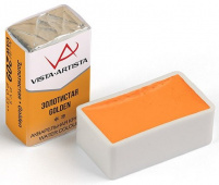 Акварель в кювете художественная 2.5 мл "VISTA-ARTISTA" VAW 209 золотистая