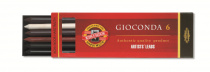 Набор стержней для художественного рисования L=120мм, D=5.6мм. 6шт/уп.MIX:4345/2, 8673/2, 4373, 4377