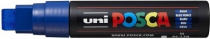 Маркер на водной основе UNI POSCA PC-17K, 15мм скошенный, №33 синий
