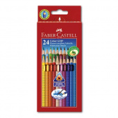 Набор акварельных детских карандашей GRIP 2001, в карт.кор., 24 шт. "Faber-Castell" Набор акварельных детских карандашей GRIP 2001, в карт.кор., 24 шт. "Faber-Castell"
