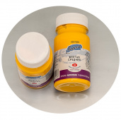 Акрил "Ладога" 100мл. Желтая средняя Акрил "Ладога" 100мл. Желтая средняя