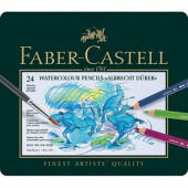 Набор акварельных карандашей Faber-Castell Albrecht Durer металл.кор. 24 цв. Набор акварельных карандашей Faber-Castell Albrecht Durer металл.кор. 24 цв.