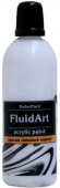 Краска декоративная, жидкий акрил Fluid Art "KolerPark" 800 мл., белый КР.300