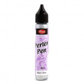 Краска для создания жемчужин "Perlen-Pen Metallic", Серебро, 25мл. "Viva Decor"