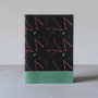 Блокнот А5T Abstract cherry 148х210 мм., 30 листов белой бумаги 80 г/м2 с линовкой в клетку