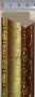 Багет пластиковый (1м. L-2,9) К. 807-552 золото L 2.9м "Ю.Корея"