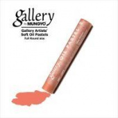 Пастель масляная мягкая круглая 10х70мм профессиональная Mungyo № 256 Насыщенный лосось