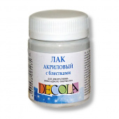 Лак акриловый с блестками "Декола" 50 мл