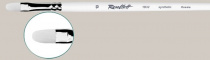 Кисть синтетика овал № 20 серия 1В32 под щетину, белая удл.ручка "Roubloff"