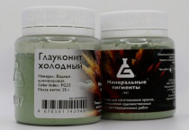 Пигмент "Минеральные пигменты" (банка 25 г) Глауконит холодный