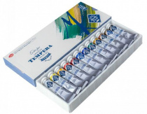 Набор темперных красок Мастер-Класс , картон, 12 шт х18мл