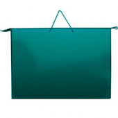 Папка А3 с ручками пластик молния сверху, Салатовый ПР 3 -8 (7543)