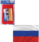 Флаг РФ 90х135см, пакет с европодвесом