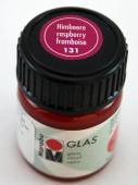 Краска для витража "Glas" Marabu 15мл. Малина