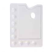 Палитра прямоугольная, размер 22х30 см, 9 углублений