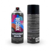 Эмаль аэрозольная, акриловая,для металла DECORIX, 520 мл, Черный глянцевый