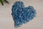 Крошка стеклянная, закаленная "ArtResin Club" ЦИРКОН (синяя), фракция 3-8 мм
