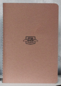 Скетчбук FALAFEL BROWN 80г/кв.м 148х210мм 40л кремовая бумага