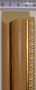 Багет пластиковый (1м. L-2,9) К. 950-334 бук с золотом "Ю.Корея"
