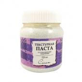 Паста текстурная для декоративно-прикл.творчества со стеклянными шариками "Сонет" б.220мл.