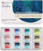 Набор акварели Белые Ночи в картоне "Метаморфозы", 12 шт х 2,5 мл Набор акварели Белые Ночи в картоне "Метаморфозы", 12 шт х 2,5 мл