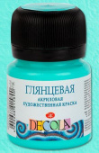 Акрил глянцевый Декола банка 20мл. цв.№ 735 Мятная Акрил глянцевый Декола банка 20мл. цв.№ 735 Мятная