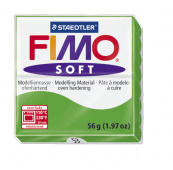 Пластика "Fimo soft", брус 56гр. Тропический зеленый