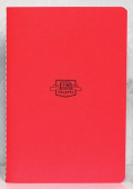 Скетчбук FALAFEL RED 80г/кв.м 148х210мм 40л кремовая бумага