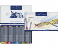 Набор акварельных карандашей Goldfaber Aqua, в металлической коробке, 36 шт "Faber-Castell"