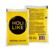 Краска фестивальная "ХОЛИ" для ярких фотосессий на натур.основе 100г. "HOLI LIKE" Лимон