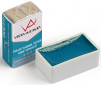 Акварель в кювете художественная 2.5 мл "VISTA-ARTISTA" VAW 530 кобальт лазурно-голубой